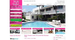 Desktop Screenshot of beachgardenshotel.com